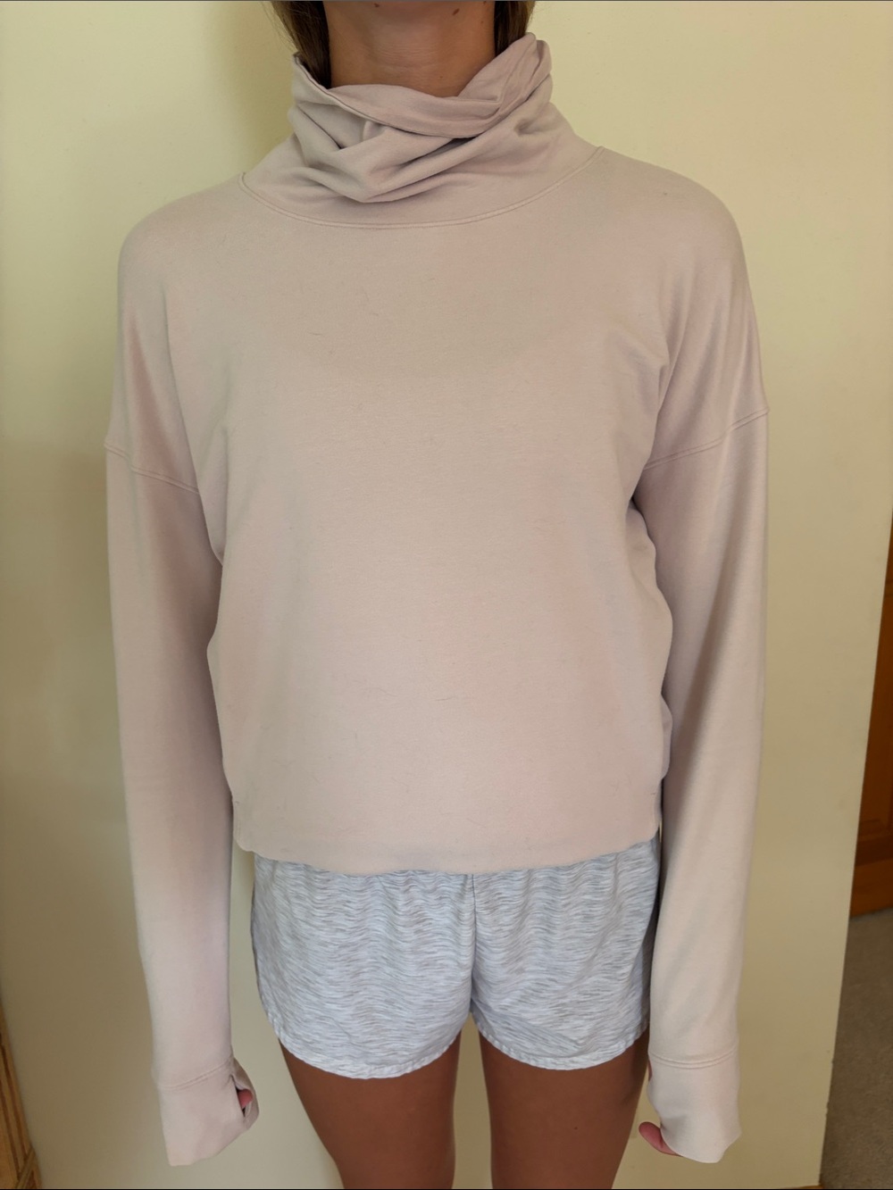 lululemon athletica Light Blush Turtleneck Sweater